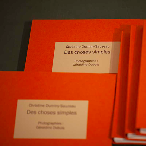 livre d'artiste des choses simples