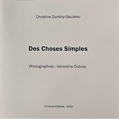 des choses simples