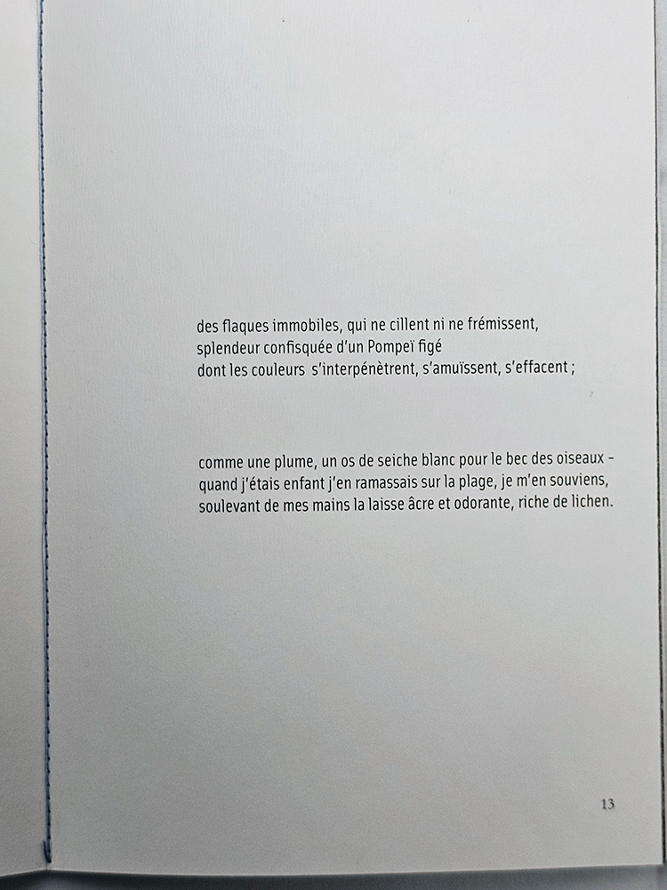 photographie livre de poésie Glace de Zinzinule Edition